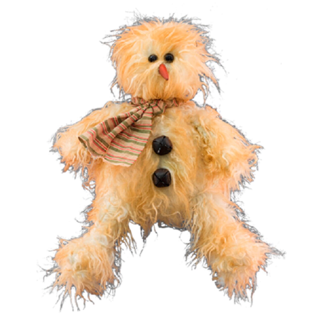 Contemporary Home Living 13" Orange Lovely Abominable Snowman